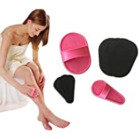 Almohadillas depilatorias exfoliantes - Afeitado manual sin afeitar para hombres Depil Pad - Piel suave en las piernas…